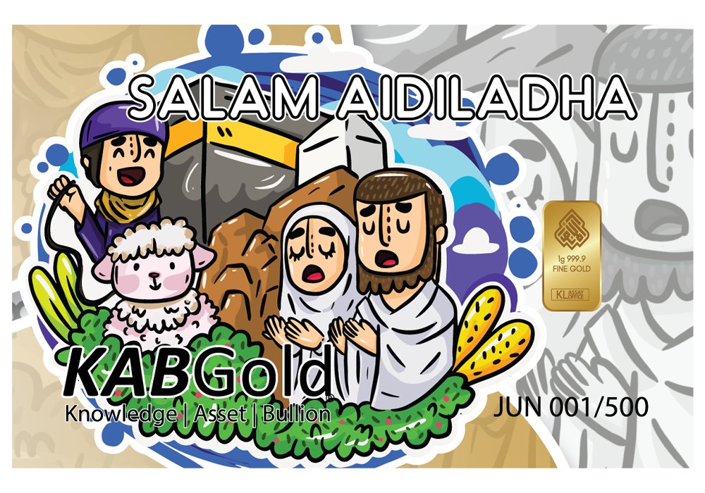 gold bar 1g jun / aidil adha 2023