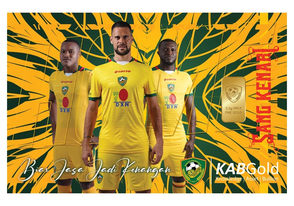 gold bar 0.5g edisi home kit kedah darul aman football club