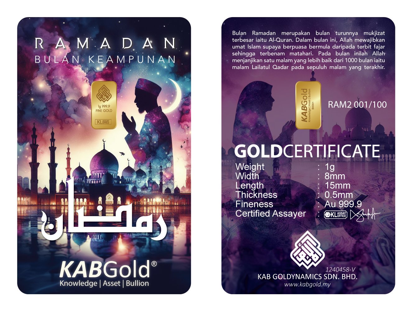 gold bar 1g ramadan 2024