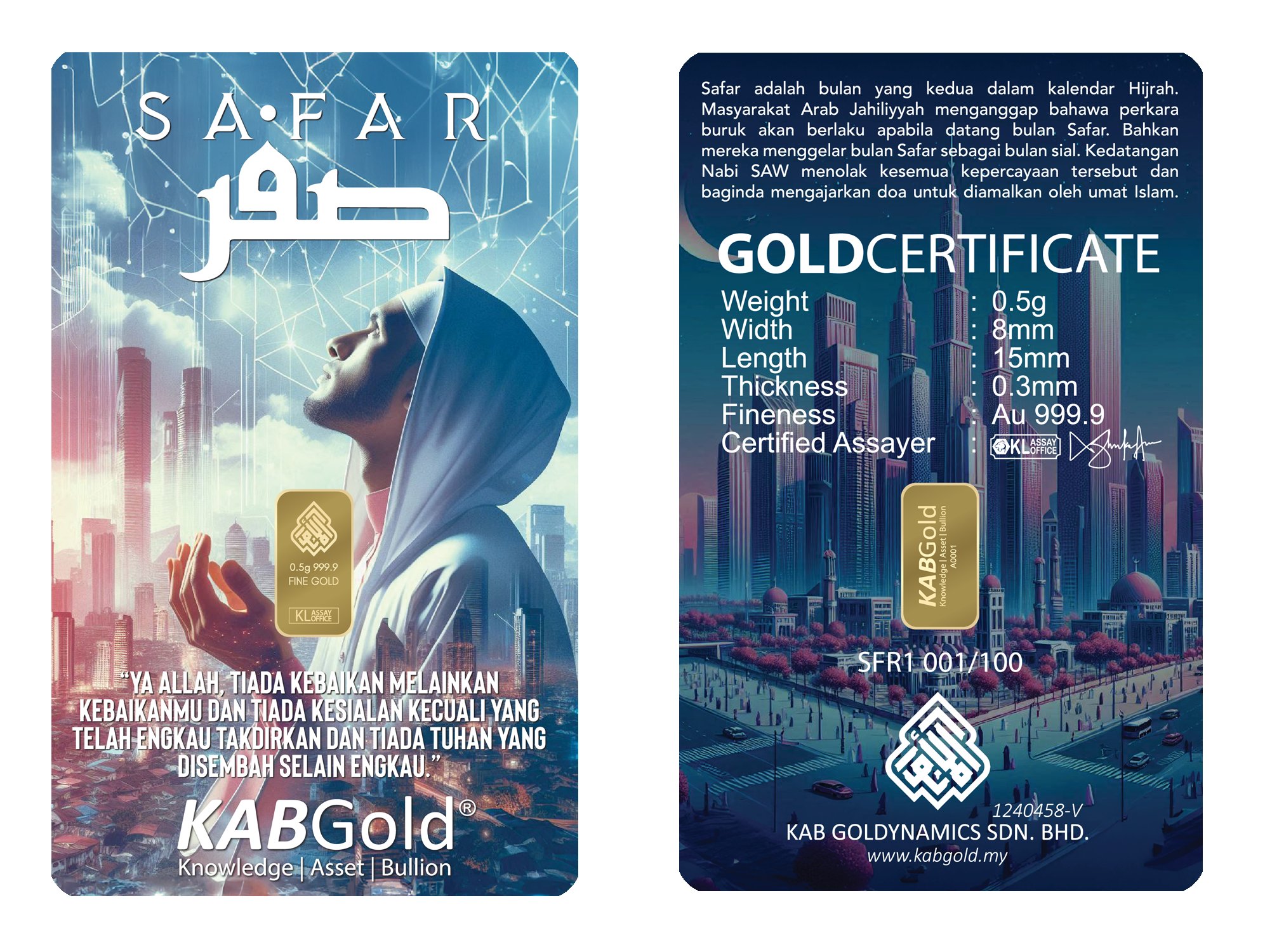 gold bar 0.5g safar 2024